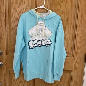 Disney Baymax Hoodie in Sky Blue and Cream NWT size medium